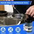 thumbnail image 3 of Ikoopy Piston Ring Compressor Tool Portable Car Engine Piston Ring Installer Removal Kit Adjustable Sizes From 2-1/8 Inch to 7 Inch Complete Piston Ring Compressor Kit with Piston Installer Pliers, 3 of 10