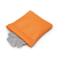 thumbnail image 6 of Oirlv 5-Pack 3.5" Orange Leather Magnetic Closure Pouches, Portable Jewelry & Accessory Storage Bags for Travel, 6 of 9