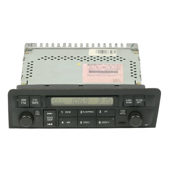 Restored 2001 2002 2003 2004 2005 Honda Civic AM FM Radio 39100-S5P-A010 1BC1 (Refurbished)