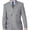 Light Grey, variant on Designed, Men's 2-Piece Double Breasted Suit - Light Grey - 42S