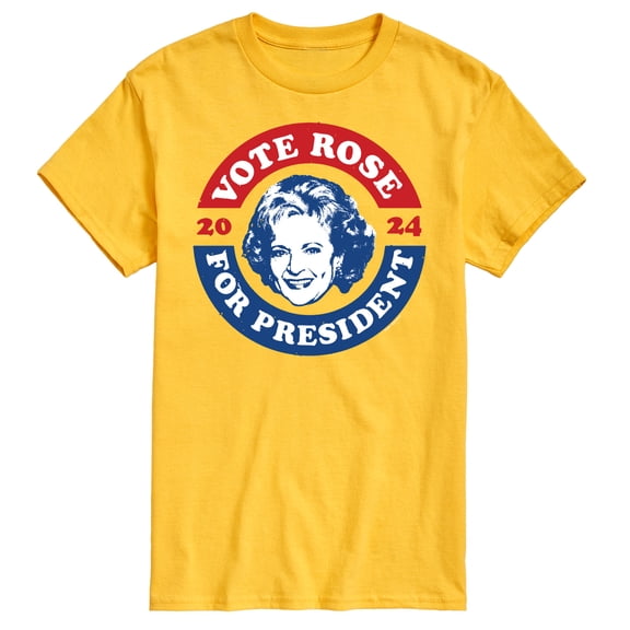 Golden Girls - President Rose - Men's Short Sleeve Graphic T-Shirt