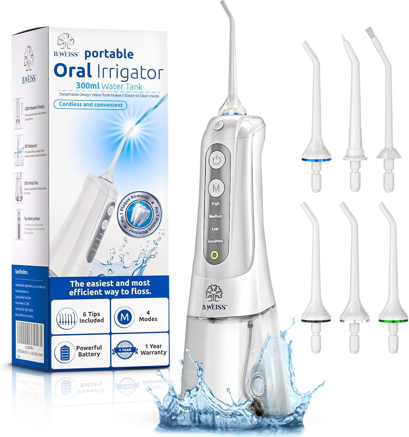 B.Weiss Portable Oral Irrigator - Walmart.ca
