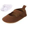 thumbnail image 3 of Baby Shoes Solid Color Ribbed Walking Shoes Soft Sole Footwear, 3 of 5