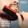 thumbnail image 2 of RED by Kiss Beard Brush with 100% Natural Boar Bristles for Men, Premium Wooden Brush, Beards Mustaches Grooming Shaving Comb, Tame and Soften Facial Hair (LONG HANDLE), 2 of 6