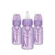 thumbnail image 1 of Dr. Brown's Natural Flow® Anti-Colic Options+ Biberones estrechos 4 oz/120 mL, con tetina de flujo lento de nivel 1, paquete de 3, 0m+ ™ lavanda, 1 of 3