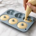 thumbnail image 4 of Donut Mold Silicone 6 Cavity for Home Baking Kitchen Use, 4 of 6