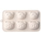 thumbnail image 1 of Molde de silicona antiadherente de 6 cavidades con forma de oso para hornear, ideal para comida de bebé, muffins y chocolate. Apto para lavavajillas. Bandeja para cubitos de hielo., 1 of 1