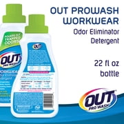 Out ProWash Odor Eliminator Laundry Detergent Liquid, Unscented, 22 oz., 1 Count