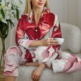 thumbnail image 6 of Sikiie Textured Heart Abstract Art Pajamas for Women Set, Womens Pajama Sets, Lounge Sets for Women, 2pjs for Women-XX-Large, 6 of 7