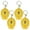 Yellow, variant on Hard Hat Flashlight Keychain Beer Opener | 4 Count-Yellow