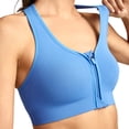 thumbnail image 6 of Jockey Women's Seamfree Mid Impact Zip Front Sports Bra, 6 of 7