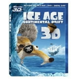 Ice Age 4: Continental Drift 3D (Blu-ray 3D + Blu-ray 2D + DVD ...