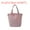 Pink, variant on 8.3 x 9 x 3.9 inch Canvas Tote Bag with Handle Small Reusable Handbag Shopping Bags Pink