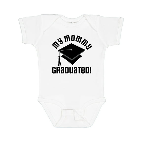 Inktastic My Mommy Graduated College Graduate Boys or Girls Baby Bodysuit