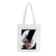 thumbnail image 1 of Bolsa de asas con inicial personalizada Regalo de acuarela floral para su carta Bolsa de tela Wmkox8yii HFSH78, 1 of 1