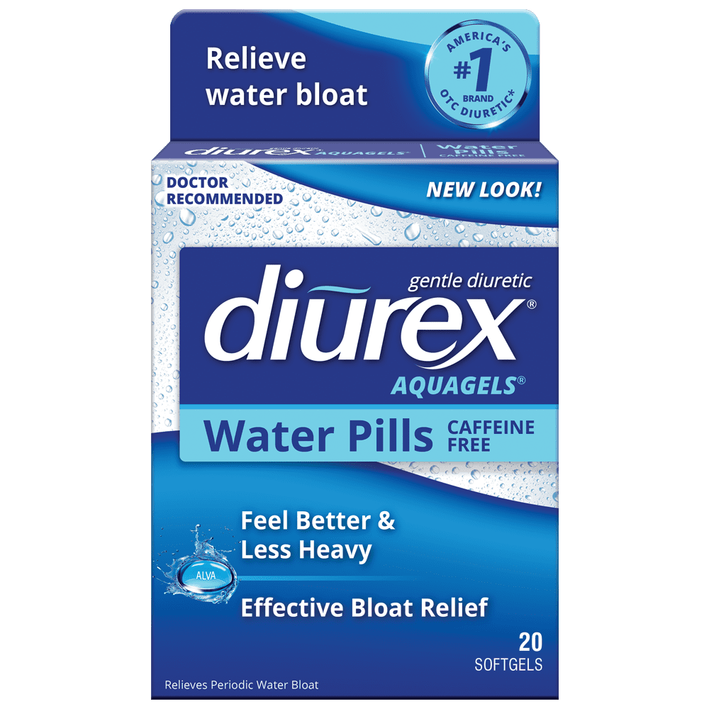 Diurex Aquagels Caffeine Free Diuretic Immediate Release Relieve