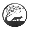 thumbnail image 1 of Wosthever Arte de pared de Metal zorro gato decoración colgante de pared adorno de Animal de Metal para la decoración del jardín del hogar Decoración del hogar zorro Wosthever HA043860-01, 1 of 5