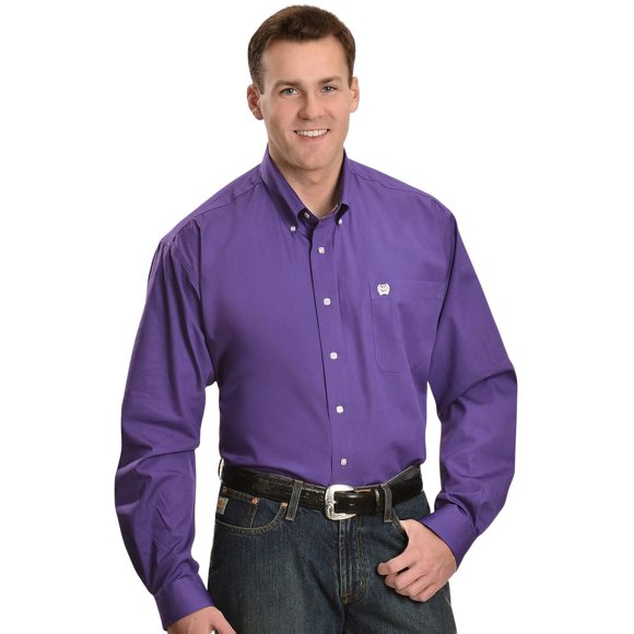 CAMISA Cinch Corte Clásico Morado Talla X-Small