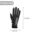 thumbnail image 3 of Under 15$ Oimcto Unisex Outdoor Windbreak Gloves Winter Screen Plus Velvet Gloves with Touchscreen Compatible Fingertips and Adjustable Wrist Strap,Include：A Pair of Gloves, 3 of 8