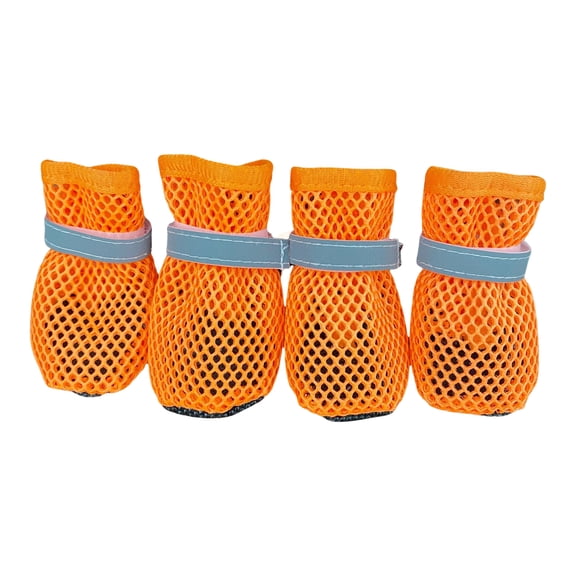 Dog Shoes for Hot Pavement Small Dogs Breathable Mesh Soft Non Slip Sole Paw Protection Summer Outdoor Walking Pet Footwear