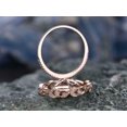 thumbnail image 3 of HeartsAndYou 1.81ct Natural Peach Morganite Engagement Ring 14k SOLID Rose Gold Bridal Set, 3 of 9