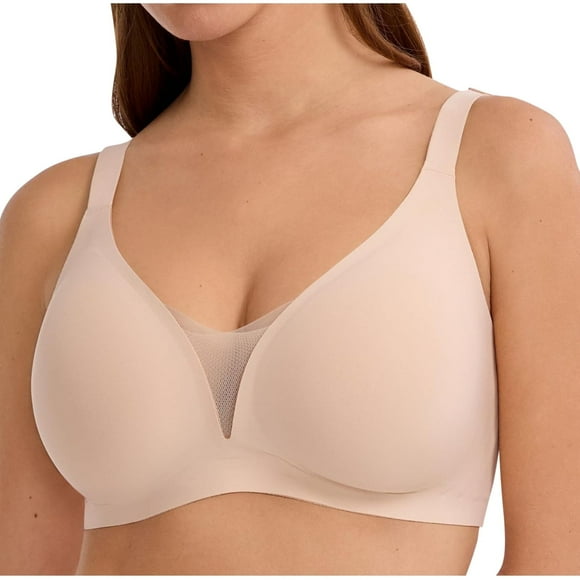 Levmjia Cotton Bras For Women Wirefree Nursing Maternity Sleep No Underwire Cotton Comfort Wireless Breastfeeding 32-40B/C/D Multi Color Pack of 2