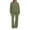 #Army Green, variant on Women's Crew Neck Drop Shoulder Loose Sweatshirt Drawstring Wide Leg Pants 2 Piece Casual Outfit Set,L,Women's Plus Size