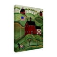 thumbnail image 2 of Trademark Fine Art 'American Red Quilt House' Canvas Art by Cheryl Bartley, 2 of 3