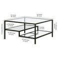 thumbnail image 3 of Evelyn&Zoe Lovett 32'' Wide Square Coffee Table, Blackened Bronze, 3 of 8