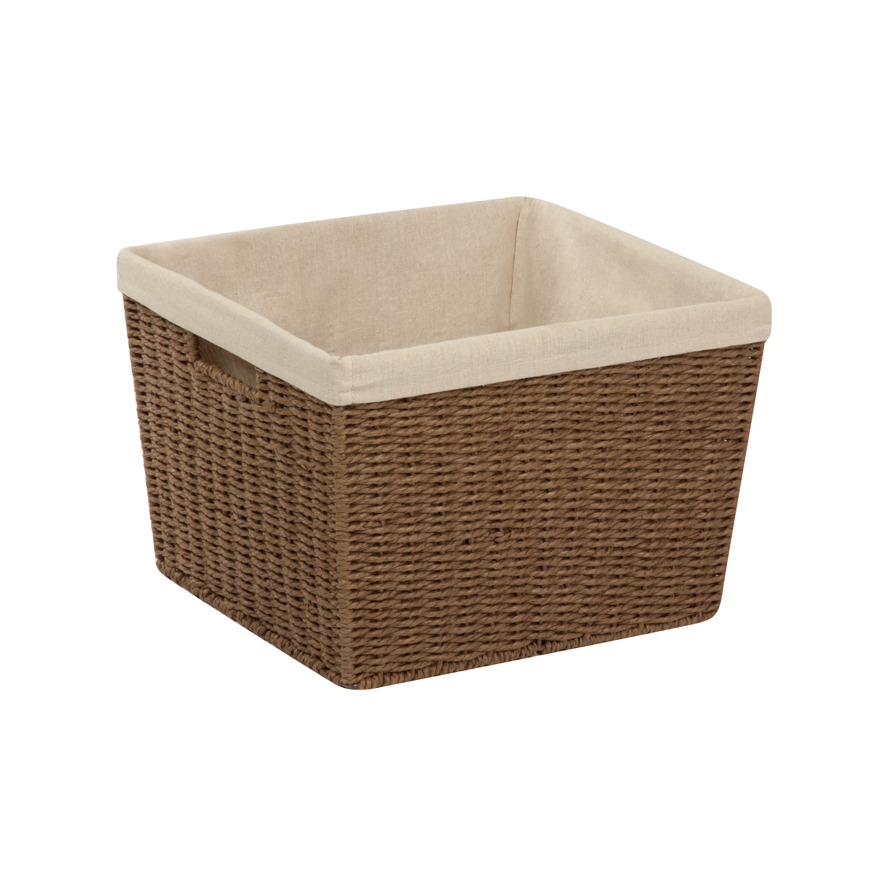 whitmor woven strap shelf tote