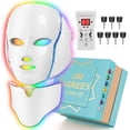 thumbnail image 1 of Mascarilla facial LED, terapia de luz roja para el cuidado de la piel del rostro, 1 of 7