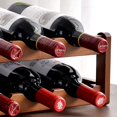 thumbnail image 2 of Wine Racks Wgthhk Wine Rack Countertop Wine Bottle Holder for Pantry Cabinet Bar 2 Tier, 2 of 3