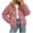 Pink winter coat, variant on Women's Padded Puffer Jackets,Warm Winter Jacket with Hood,Full Zip,Pockets,Outerwear Quilted Coats