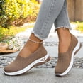 thumbnail image 2 of Women Casual Shoes Mesh Sneakers Walking Shoes Summer Footwear Round Toe Slip On Breathable Style For All Daily Occasions ,Us Size:8.5, 2 of 6