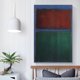 thumbnail image 5 of Tierra y verde 1955 de Mark Rothko Obras de arte Imagen impresa Póster Arte de pared Pintura Lienzo Regalo Decoración Hogar Pósteres decorativos 24x36 pulgadas (60x90 cm), 5 of 6