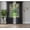 Black, variant on Gorgeous Home Linen White Sheer Voile Curtains, 2 Panels Set, 55x84, See-Through Living Room Silver Grommets