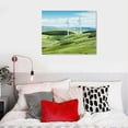 thumbnail image 4 of Nawypu Canvas Framed Wall Art Local wind power generation Print Pictures Poster Paintings for Bedroom Office Living Room Large Size Artwork Modern Nature Wall Decor, 4 of 4