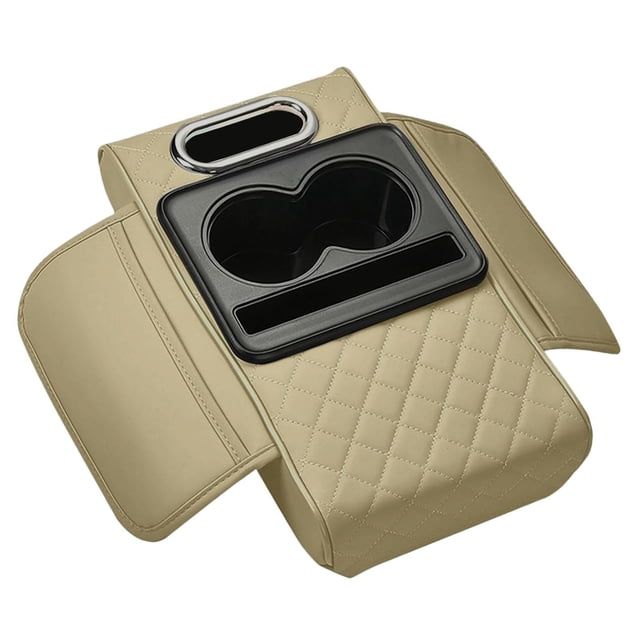 Almohadilla de consola central de automóvil genérica con portavasos accesorios interiores de autos de repuesto de almohadilla de almohadilla de Estilo B