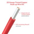 thumbnail image 4 of FIRMERST 22 Gauge 30 Feet Solid Core Tinned Copper Hook up Wire Kit - 8 Colors, 4 of 7