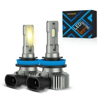 H11 LED Bulbs, 60W 16000LM H8 H9 H16 Fog Lights, Super Bright Cool White Led Light Bulbs, Plug & Play, Pack of 2