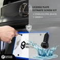 thumbnail image 3 of Rightcar Solutions License Plate Ultimate Screw Kit, Stainless Steel (Black), 3 of 11
