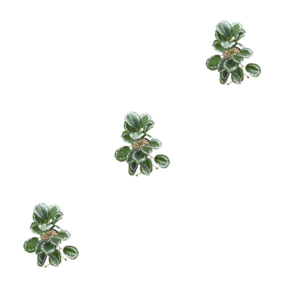 Bearachild Plantas de terrario tropical - Frescura y elegancia para el hogar Limpiar el polvo Plantas Hoja de pavo real artificial Type1 NO1