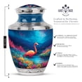 thumbnail image 2 of MUKTIVE Flamingo Urns for Human Ashes Adult Woman - Black Large Urns for Ashes Adult Male - Decorative Funeral Urn for Grandmother - 10 Inch Cremation Urn for Father, 2 of 7