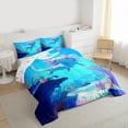 thumbnail image 3 of Homewish Kawaii Animal Salamander Full Size Comforter Sets 3-Piece for Boys Girls,Ocean Axolotl Bedding Comforter Set,Cartoon Marine Wildlife Lightweight Bedding Sets,Super Cozy Room Decor, 3 of 8
