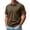 Brown, variant on GrmtClth Mens Cotton Polo Shirts 2026 Business Striped Shoulder Golf Polos Basic Collared Button Down T-Shirts Trendy Soft Short Sleeves Clothing Navy XL
