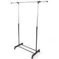 thumbnail image 6 of Single Rod Adjustable Telescopic Coat Rack Simple Assembly Bedroom Movable Garment Hanger Balcony Cloth Drying Display Rack, 6 of 8