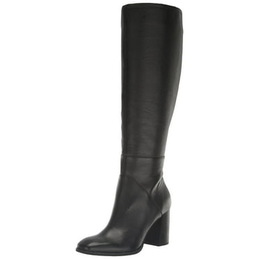 Dolce Vita Women's Fynn Fashion Boot, Onyx Leather, 9.5