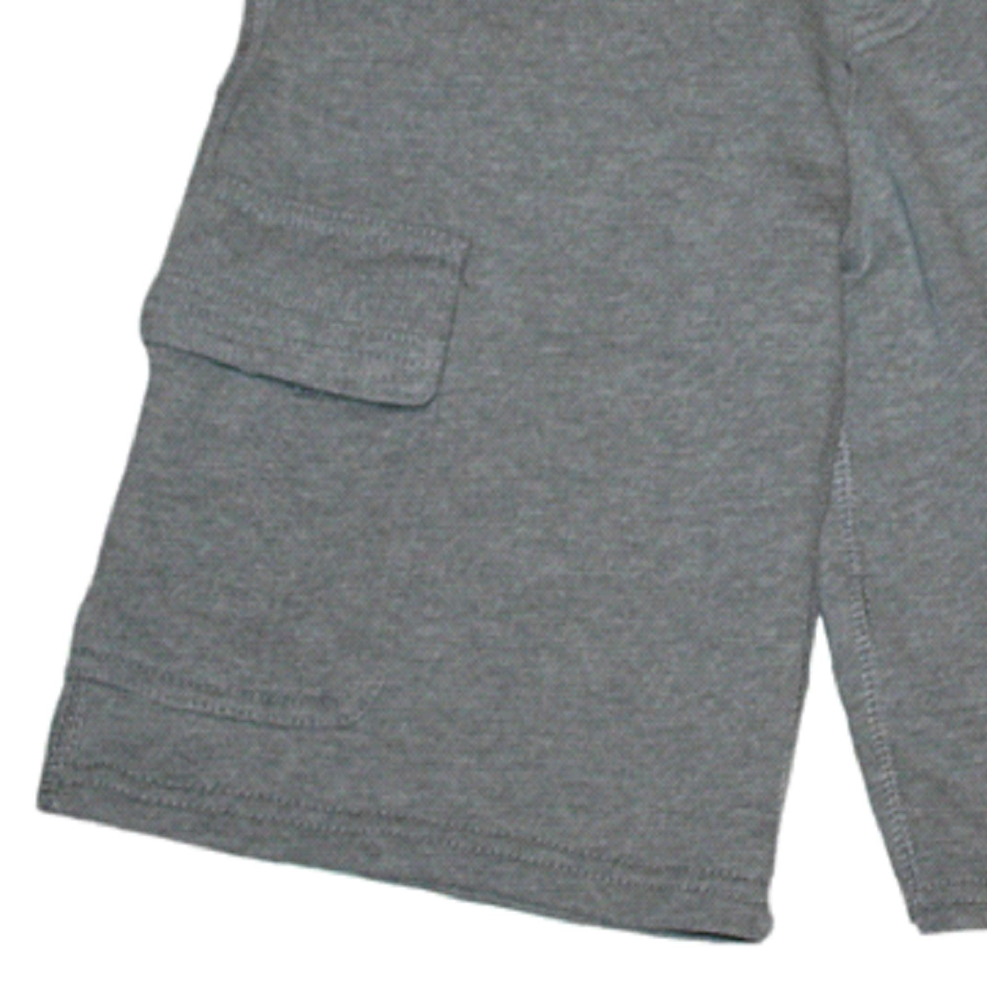 Urban Pipeline Big Boy's Gray Fleece Cargo Shorts (Small 6)