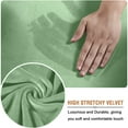 thumbnail image 6 of SANMADROLA 100% Waterproof Couch Covers Velvet Stretch Slipcover for 3 Cushion Sofa Cover Non Slip Leakproof Washable Furniture Protector for Kids Dogs Cats Pets, 6 of 8