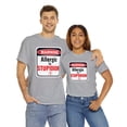 thumbnail image 5 of DJH Apparel | Allergic To Stupidium Funny  / Comical  Unisex T-shirt, 5 of 5